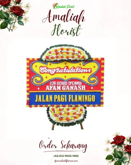 Sewa Papan Bunga Pulau Karomah